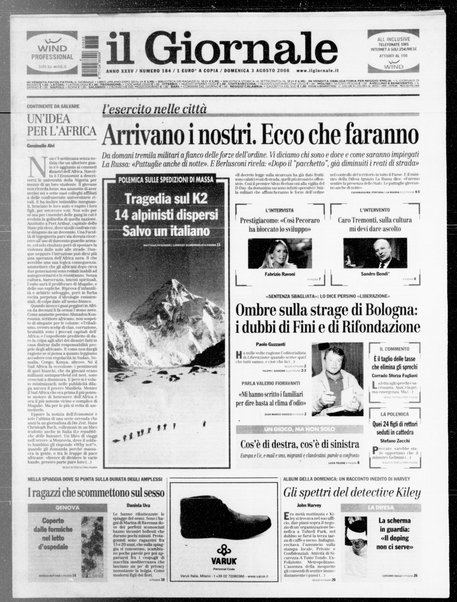 Il giornale : quotidiano del mattino